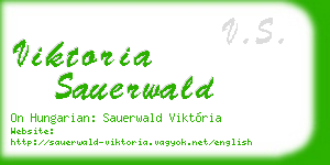 viktoria sauerwald business card